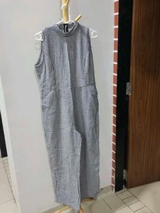 Chic Black & White Jumpsuit