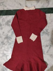 Elegant Button-Down Knit Dress