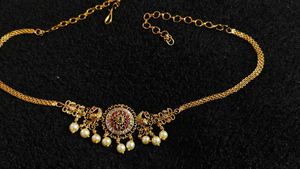 Elegant Gold-Plated Choker