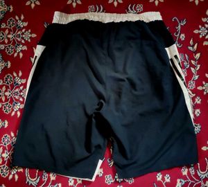 Adidas Navy &amp; White Athletic Shorts