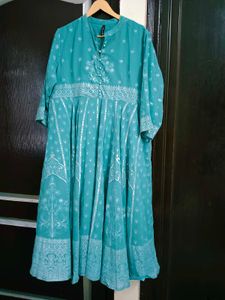 Juniper Mint Green Partywear Anarkali Set