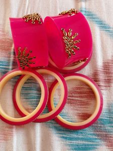 Pink Bangle Set