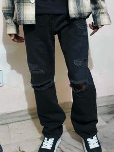 Ripped Black Jeans