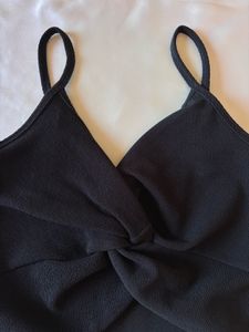 Tokyo Talkies Black Crop Top