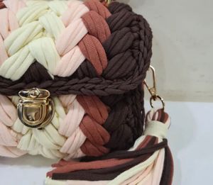 Handmade Marshmallow Ombre Sling bag