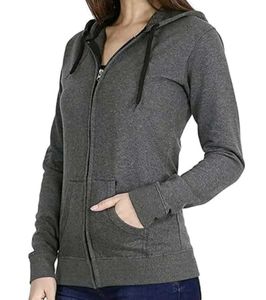 Gray Zip-Up Hoodie