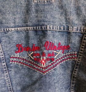 Real Cropped rider Denim jacket