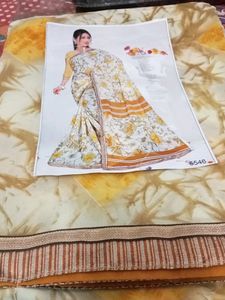 NEW Georgette Saree With Blouse Piece
