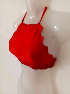 HOT RED BIKINI TOP
