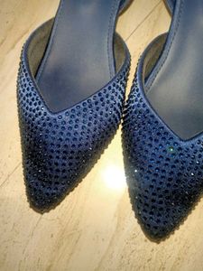 JM Looks pointed toe kitten pumps