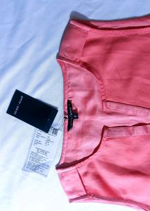 Arrow Coral Semi-formal V-shape Neckline Top