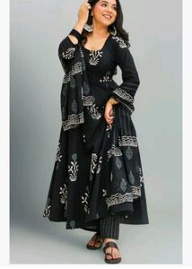 Elegant Black Kurta Set