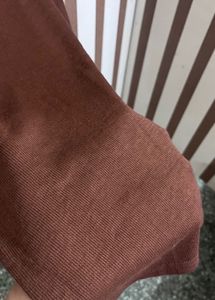 Brown Long Sleeve Top