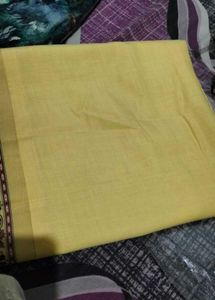 Yellow Colour Unstitched Suit