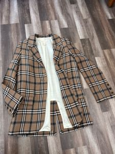 H&amp;M Plaid Blazer