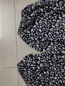 Women Navy Floral Dress