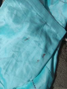 Elegant  Soft Silk Light Blue Kurta Set