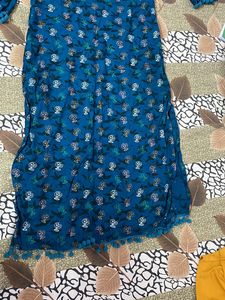 Teal Green Women Kurta