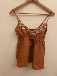 Boho Embroidered Tank Top
