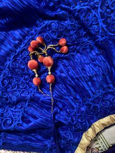 Blue Orange Lehnga Choli