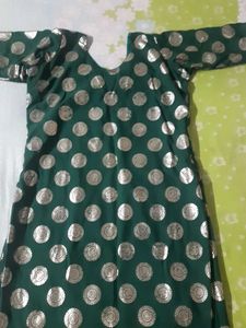 A Beautiful Green Color Kurti