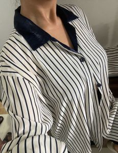 🌈Striped Button-Down Shirt 🎀