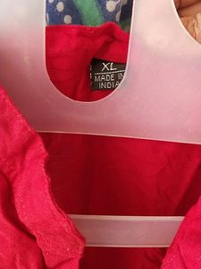 Red Straight Kurti