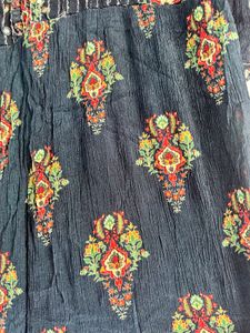 Embroidered Sequins Work Floor Length Gown