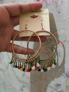 Forever 21 Colorful Hoops Earrings