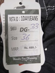 Black Cargo Jeans
