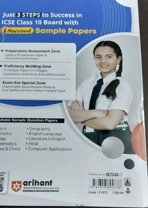 Arihant Sample Paper Class 10 2023-24 Icse