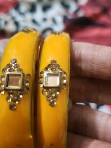 Yellow Bangle Set