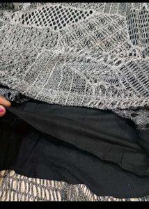 Combo Mesh Top &amp; Oversized T-shirt