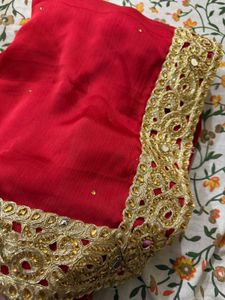 Red Saree