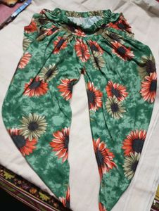 Kids Green Floral Pajama Set