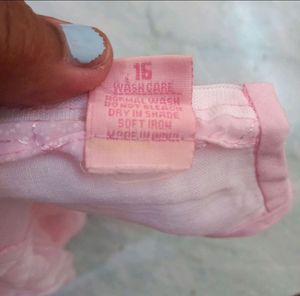 Party Wear Baby Pink Frock