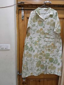 Floral Button-Up Dress