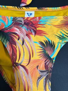 Tropical Print Bikini Set