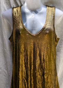 I. CUTE METALLIC DRESS