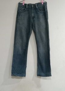 Blue Straight Denim Jeans