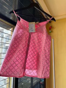 Fabindia elegant pastel pink top