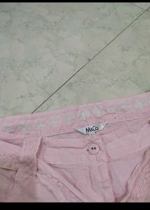 Pink Wide Leg Pants