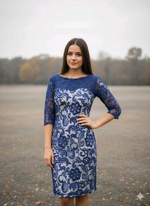 Elegant Lace Sheath Dress