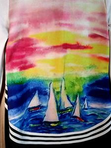 Long sleeve,above-knee dress for girls