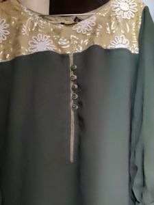 Dual Tone Straight Fit Kurta