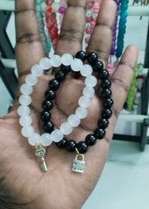 Couple Lock And Key Bracelet