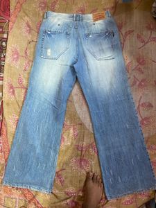 Distressed Denim Jeans