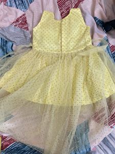 Yellow Flower Girl Dress