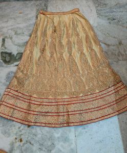 Golden Lhenga Skirt