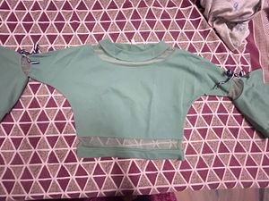 Green Crop Top